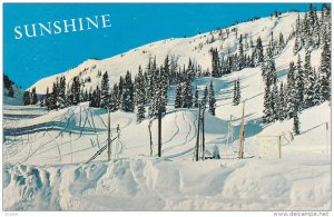 Ski Slopes, Sunshine Village, Banff, Alberta, Canada, 40-60´s