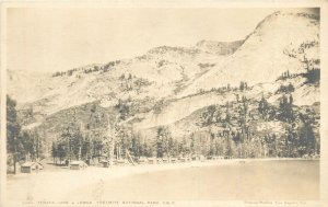 Postcard RPPC C-1910 California Yosemite Tenaya Lake Lodge Putnam 23+13575