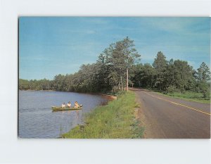 Postcard Fishing at the Roadside