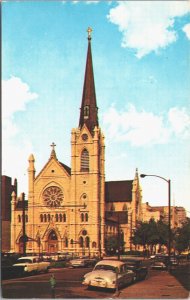 USA Holy Name Cathedral Chicago Illinois Chrome Postcard 03.18