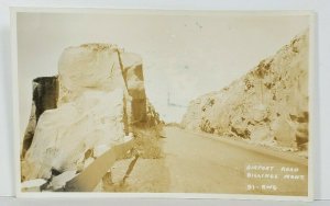 Billings Montana Airport Road RPPC Postcard N20