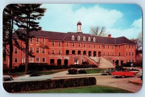 Blacksburg Virginia VA Postcard Virginia Polytechnic Institute Squires Hall 1960