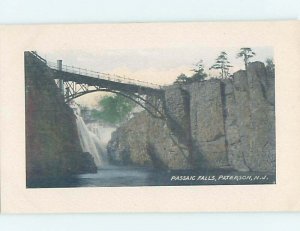 Pre-Chrome WATERFALL SCENE Paterson New Jersey NJ AG4322