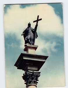 Postcard The column of King Sigismund the Third, Warsaw, Poland