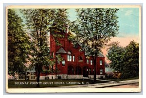 Belknap County Courthouse Laconia New Hampshire NH WB Postcard H20