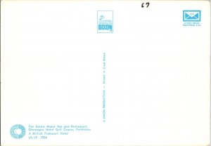 Gleneagles Hotel Golf Course, Perthshire Continental Postcard CA15