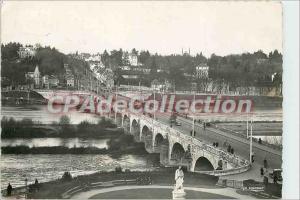Postcard Modern Tours (Indre et Loire) Wilson Bridge Coteaux de Saint Cyr