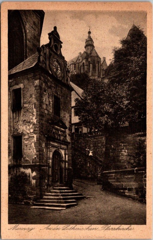 Germany Hesse Marburg Church View