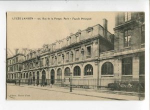 3071100 FRANCE Lycee Janson 106 Rue de la Pompe Paris