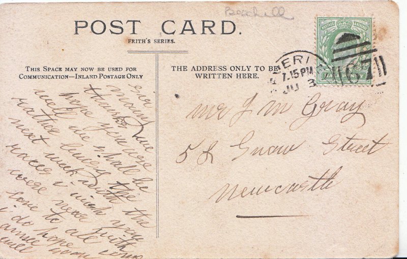 Genealogy Postcard - Family History - Gray - Snow Street - Newcastle 2887