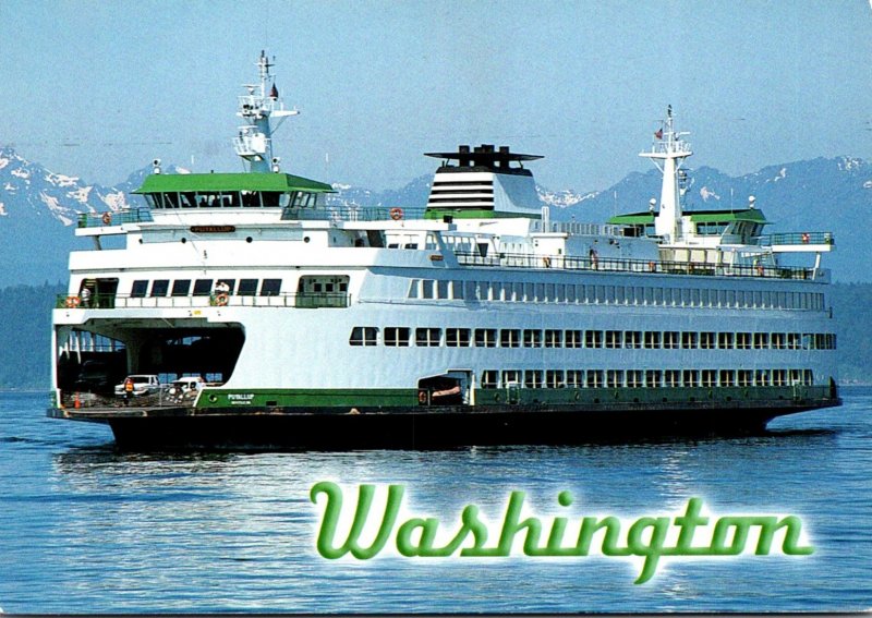 Washington State Ferry M/V Puyallup On Puget Sound 2005