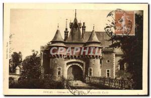 Old Postcard Douai Chateau De Wagnonville