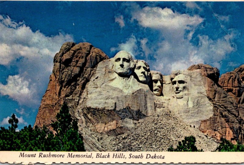 South Dakota Black Hills Mount Rushmore 1977