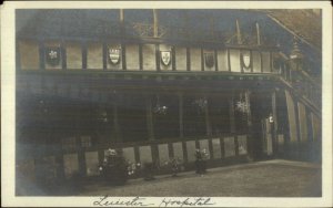 Leicester UK Hospital c1910 Real Photo Postcard