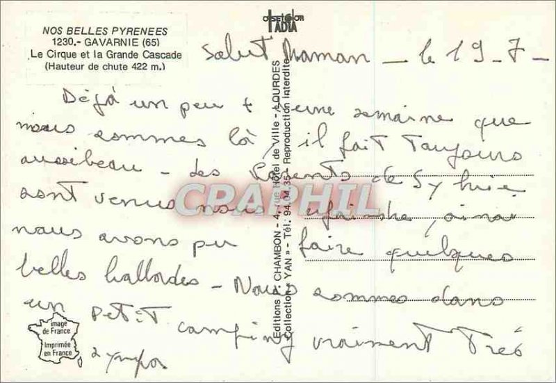 Modern Postcard Our Beautiful Pyrenees Gavarnie