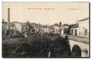 Bayon - Main street - Old Postcard