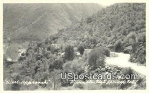 Real Photo - West Approach - Miracle Hot Springs, CA