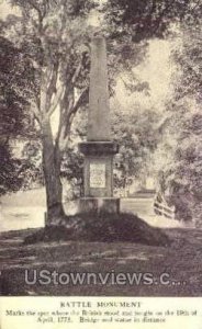 Battle Monument - Concord, Massachusetts MA