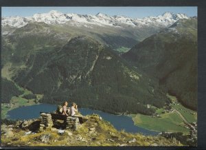 Switzerland Postcard - Davos Parsenn, Panoramaweg Strelapass-Parsennhutte T7747