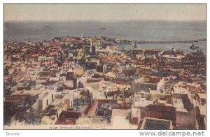 Vue De La Haute-Ville Et Des Terrasses Mauresques, Alger, Algeria, Africa, 19...