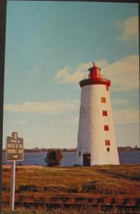 Prescott Ontario Lighthouse Postcard