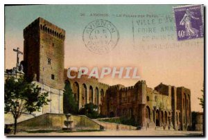 Old Postcard Avignon Popes' Palace