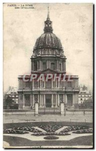 Old Postcard Paris Le Dome Des Invalides