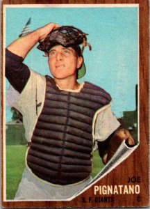 1962 Topps Baseball Card Joe Pignatano San Francisco Giants sk1870