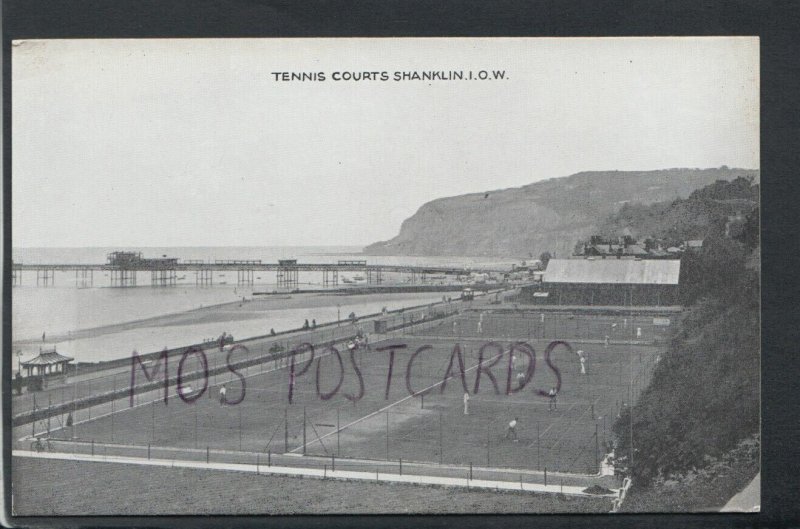Isle of Wight Postcard - Tennis Courts, Shanklin     RS16070