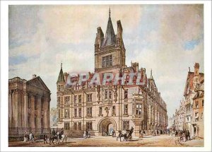 Modern Postcard Alfred Waterhouse design showing the exterior of the New Cour...