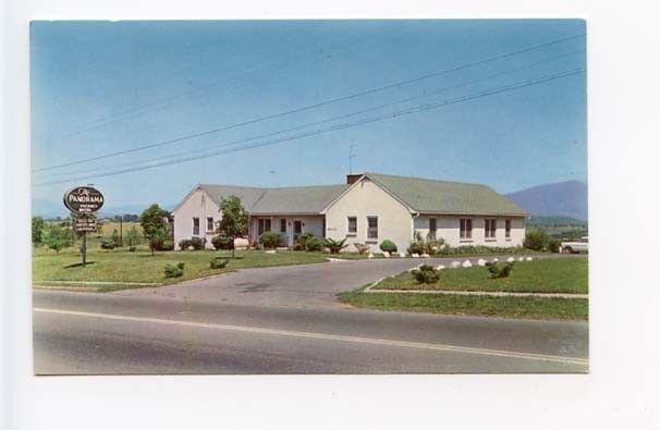 Bedford VA The Panorama Motel on US Route 460 Postcard