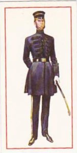 Carreras Vintage Cigarette Card Military Uniforms 1976 No 30 Officer 1853 Gre...