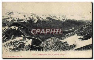 Old Postcard Gap Vallee Du Drac And Pic De Chaillol