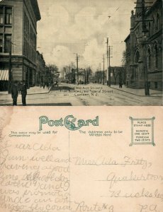 CAMDEN N.J. FEDERAL & ARCH STREET ANTIQUE POSTCARD