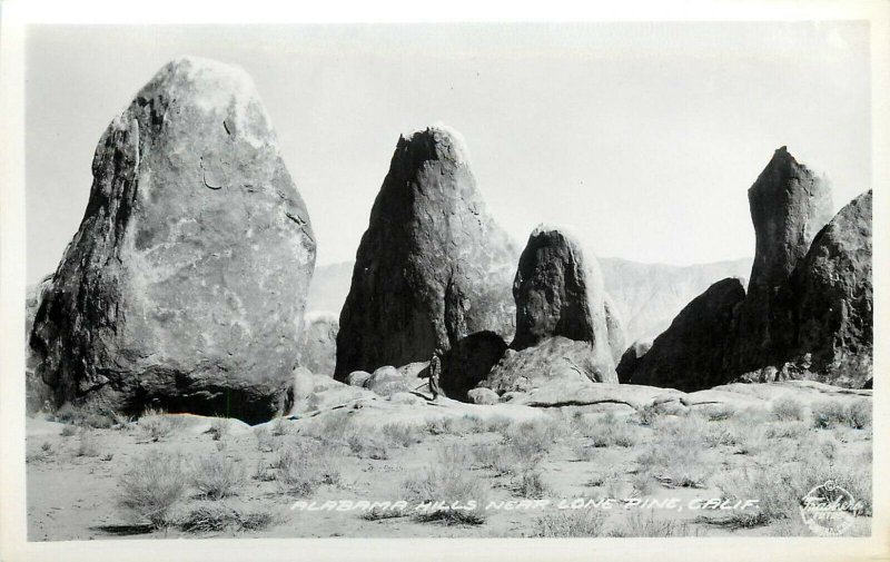 Frashers RPPC Alabama Hills Huge Granite Boulders near Lone Pine CA Inyo County