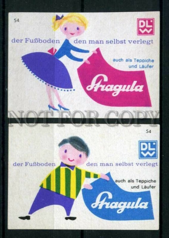 500321 FRAGULA ADVERTISING Vintage match labels