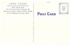 Illinois Chicago , Chez Paree Restaurant , Tropical Circle bar