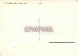 Modern Postcard St Moritz Bad und Dorf