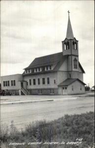 Sisseton SD Catholi Church Real Photo Postcard