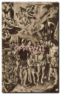 Old Postcard El Escorial Salas Capitulares Greco Conversion of San Mauricio