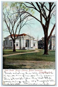 1905 John Carter Brown Library Brown University Providence Rhode Island Postcard