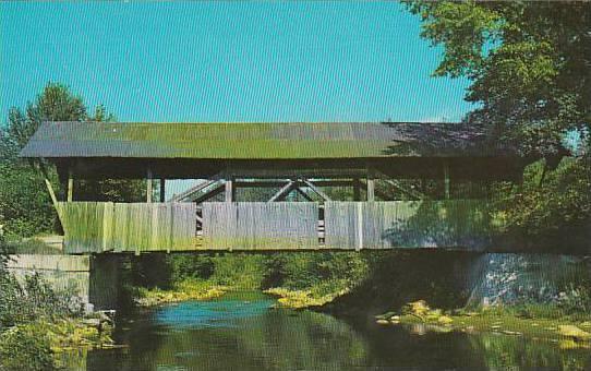 Covered Bridge Old Covered Bridge In Lyndon Vermont