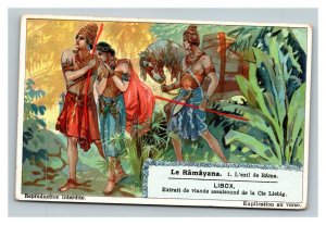 Vintage Liebig Trade Card - French - 2 of The Eastern Religion Set