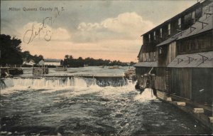 ilton Nova Scotia NS Queens County Waterfall c1910 Vintage Postcard