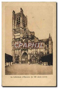 Old Postcard Auxerre La Cathedrale