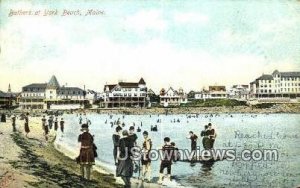 Bathers in York Beach, Maine