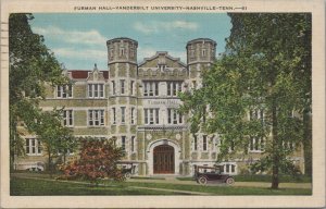 Postcard Furman Hall Vanderbilt University Nashville TN