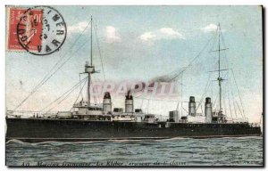 Old Postcard Boat Kleber first class cruiser