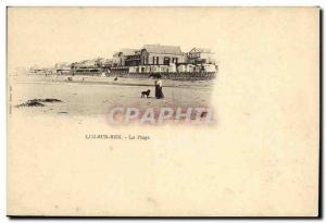 Old Postcard Luc Sur Mer The Beach