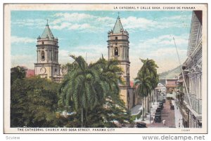 La Cathedral Church and Sosa Street, PANAMA CITY, Panama, 10-20s